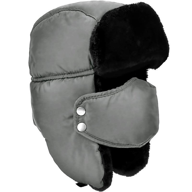 DOXHAUS Unisex Winter Trooper Trapper Hat Warm Hats Hunting Hat with Ear Flaps - Image 1
